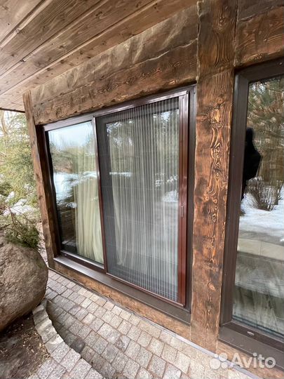 Москитная сетка плиссе гармошка