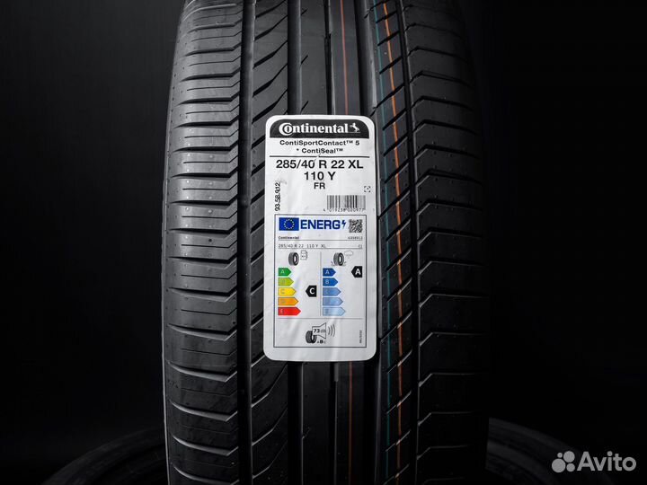 Continental ContiSportContact 5 ContiSeal 285/40 R22 и 255/45 R22