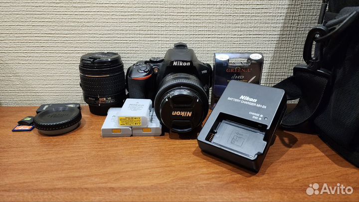 Фотоаппарат Nikon D3500 (полный комплект)