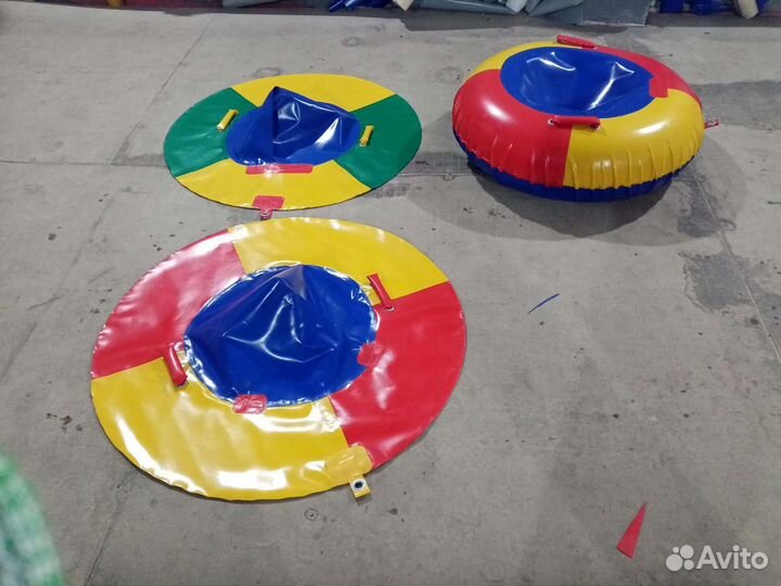 Тюбинг зимний, водный, чехлы, ватрушки 120см