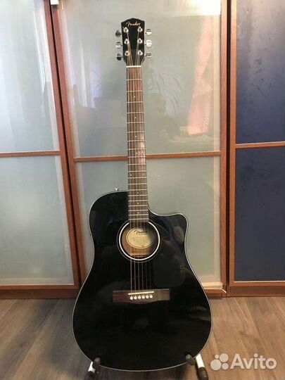 Электроакустическая гитара fender