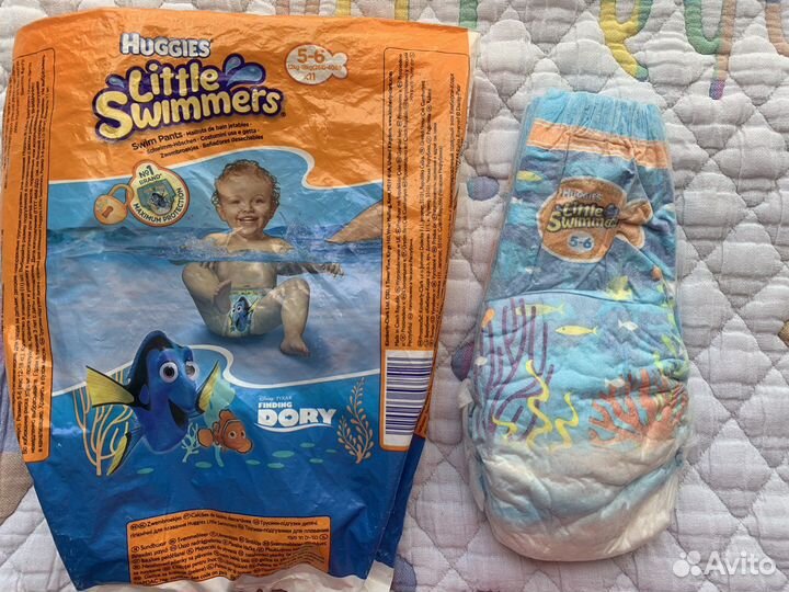 Подгузники для плавания Huggies (12-18 кг)