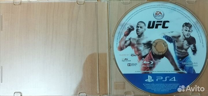 Диск для ps4 ufc