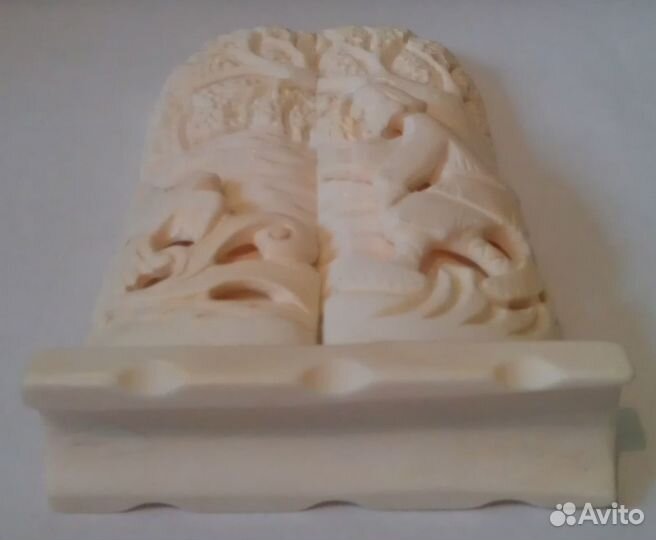 Скульптура Сказка о Рыбаке и рыбке, бивень мамонта