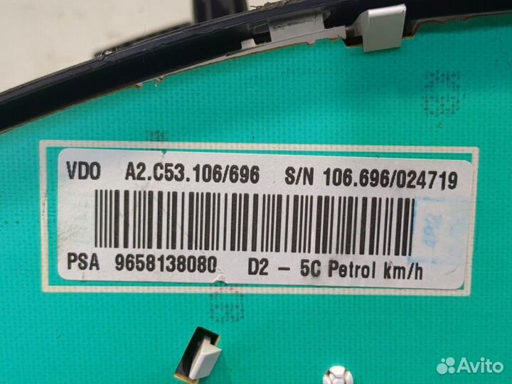 Щиток приборов Peugeot 407, 2005