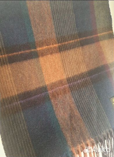 Кашемировый шарф в клетку кашемир шерсть