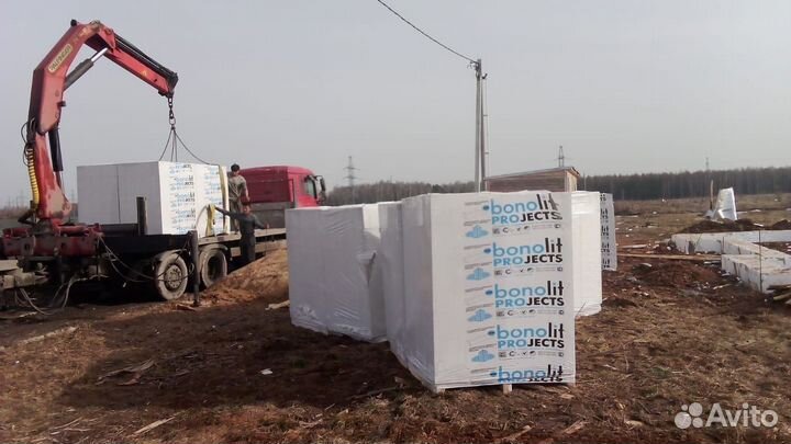 Перегородочные блоки Бонолит