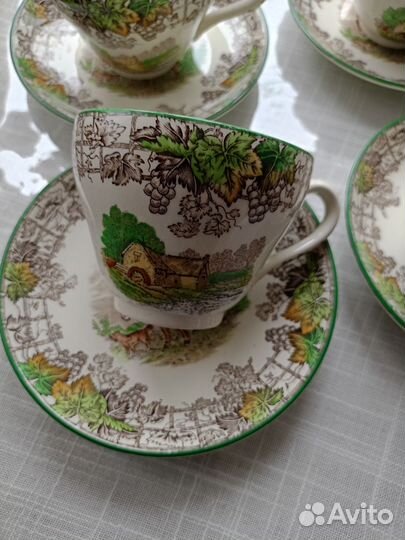 Винтажные кофейные пары Spode Byron Copeland