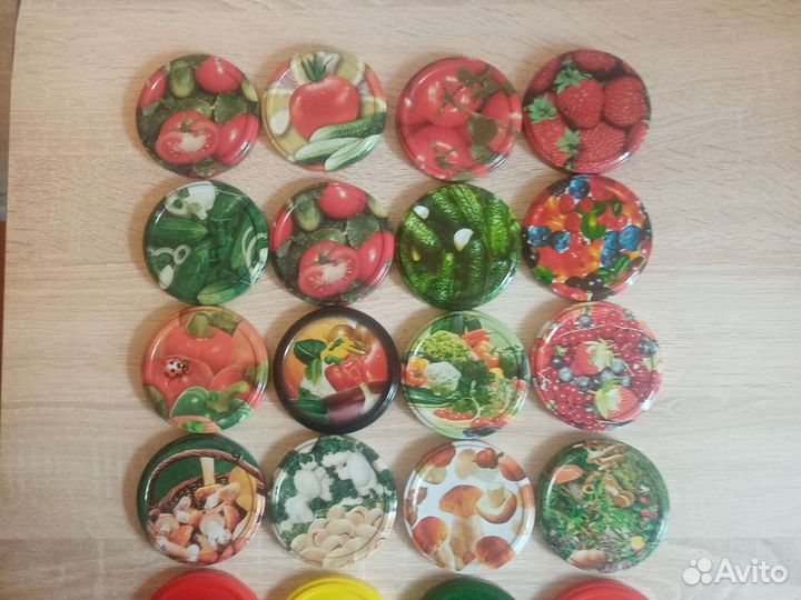 Крышки для банок винтовые консервирование 24 шт