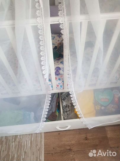 Детская кроватка укомплектованная