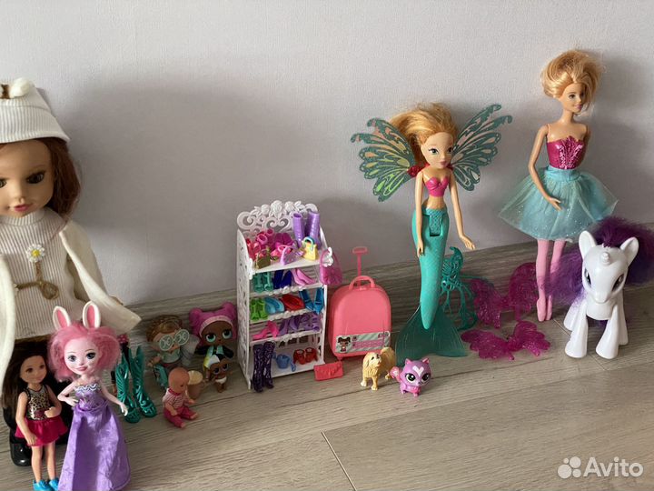 Игрушки пакетом для девочки