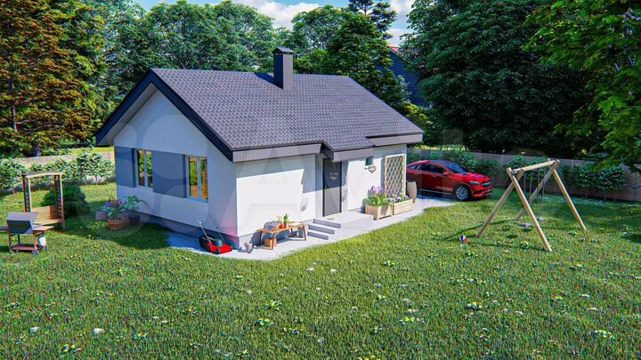 Коттедж 60 м² на участке 8 сот.