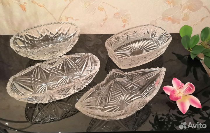 Хрусталь СССР (салатницы)