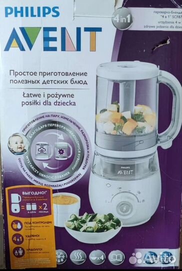 Блендер-пароварка Philips Avent 4в1