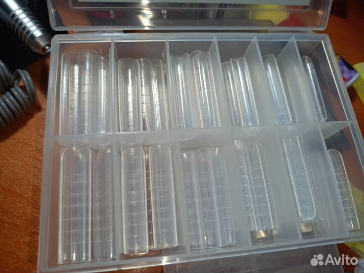 Верхние формы, типсы, зажимы, безворс. салфетки