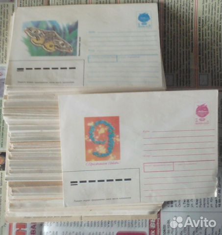 Конверты советские с марками 24 шт новые
