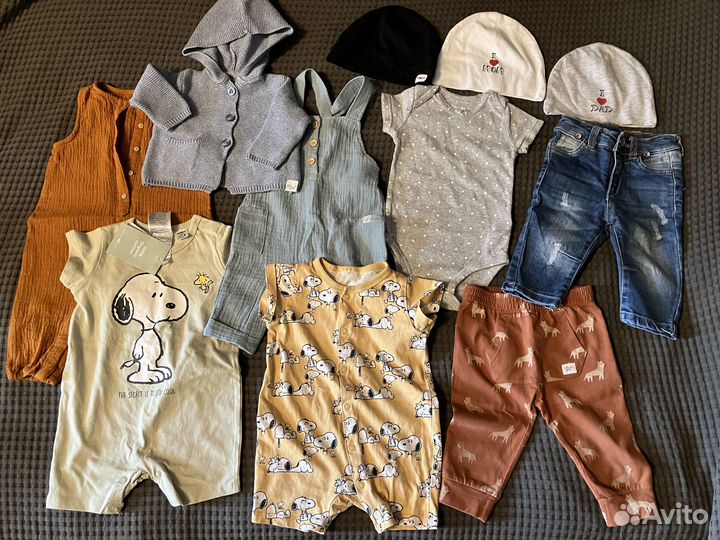 Пакет летних вещей на 6-9м