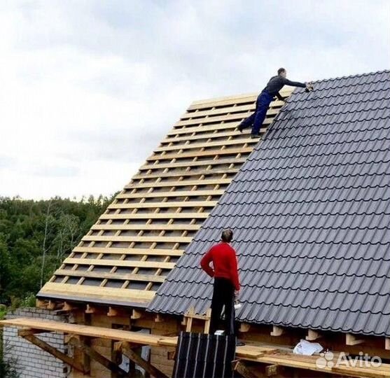 Крыша кровельные работы