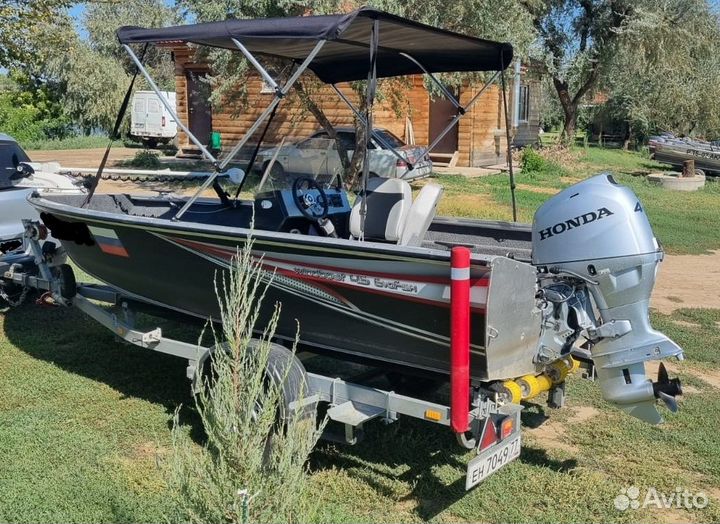 Компект Windboat 45c evo+honda 40srtu+Трейлер 5.5м