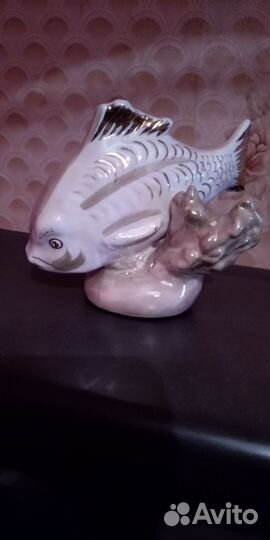 Статуэтка рыба Карп Дулево
