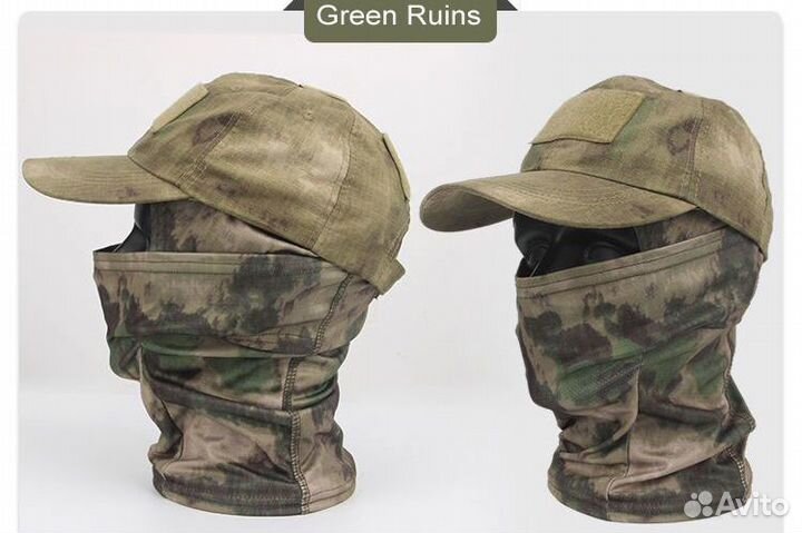 Балаклава тактическая + бейсболка для охоты