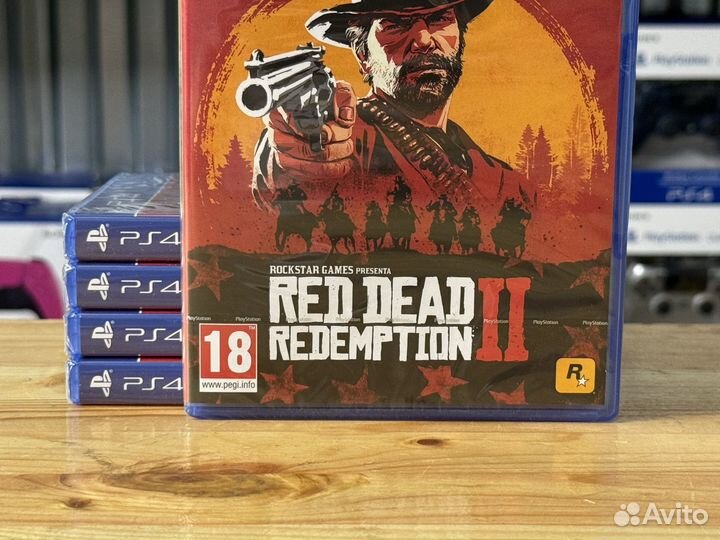 Диск Red Dead Redemption 2 PS4 (Новый)