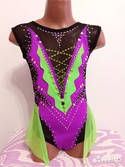 Купальник для художественной гимнастики 128-134см