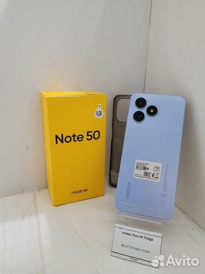 realme Note 50, 3/64 ГБ