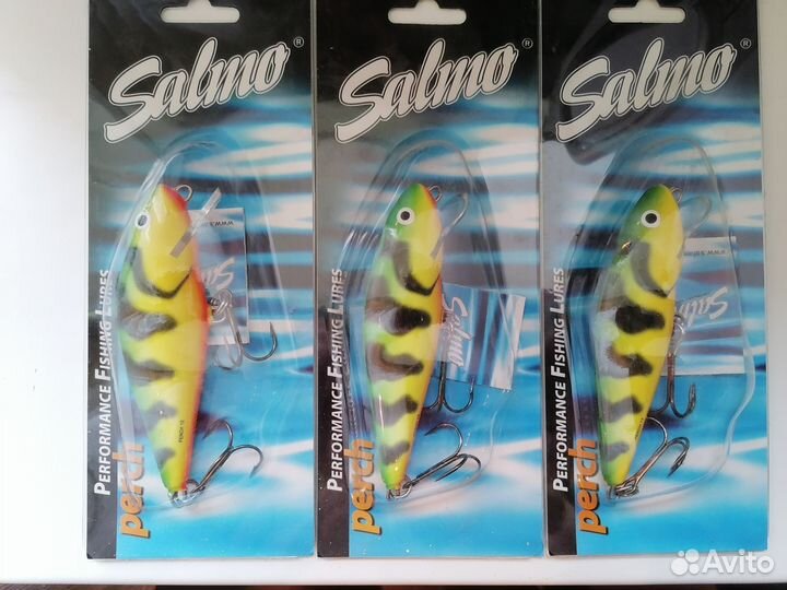 Воблеры Salmo Perch 12SR, цвет - Green Tiger