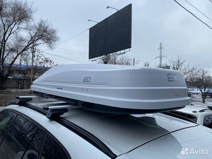 Бокс автомобильный Магнум 580 (белый карбон)