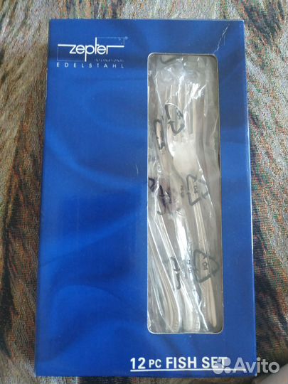 Цептер столовые приборы для рыбы