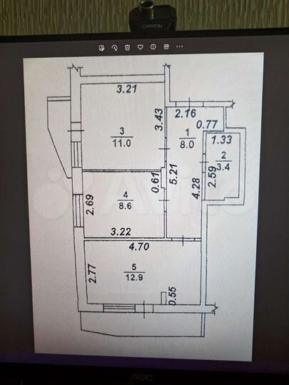 2-к. квартира, 43,9 м², 14/19 эт.