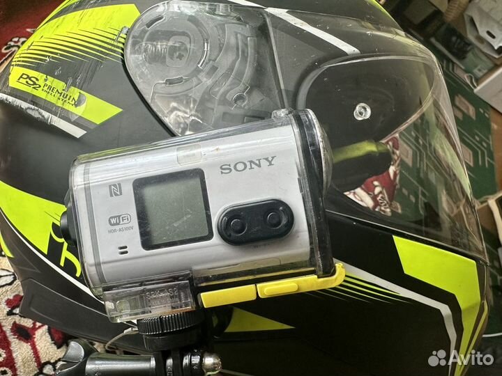 Экшн камера sony hdr as100v