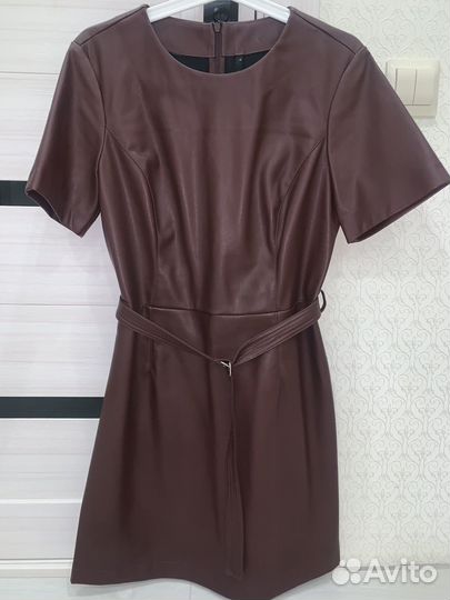 Кожаное платье