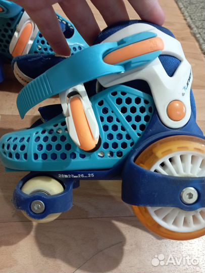 Роликовые коньки детские раздвижные