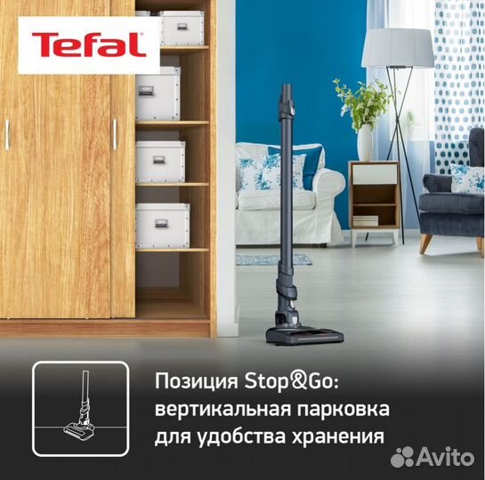 Пылесос Tefal Handstick Cordless X-pert TY6878WO