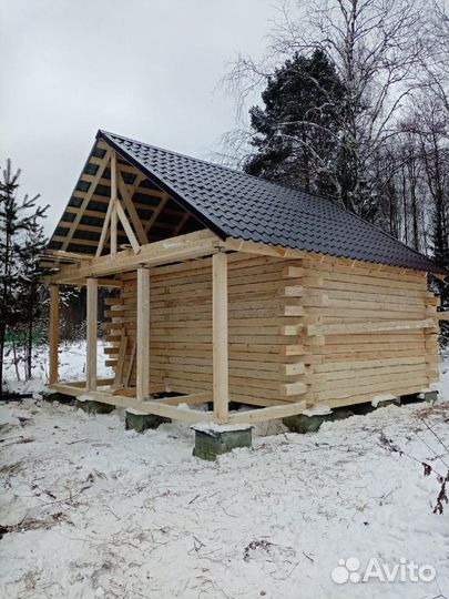 Баня из бруса