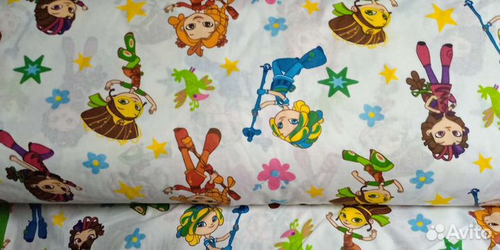 Ткань отрез хлопок