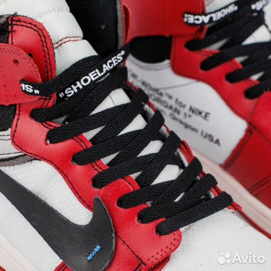 Кроссовки Nike Air Jordan 1 Chicago x Off-White (а