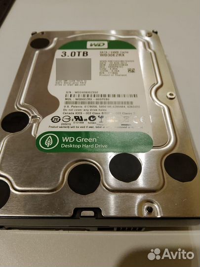 Жесткий диск Western Digital 3GB
