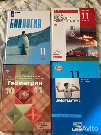 Учебники 10 11 класс