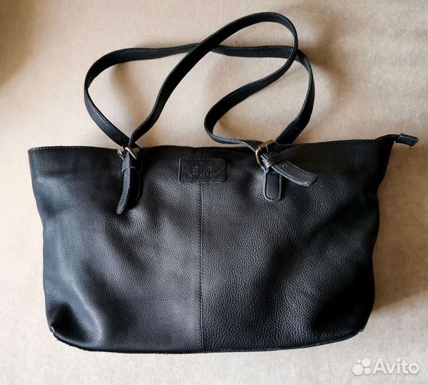 Сумка женская натуральная кожа черная