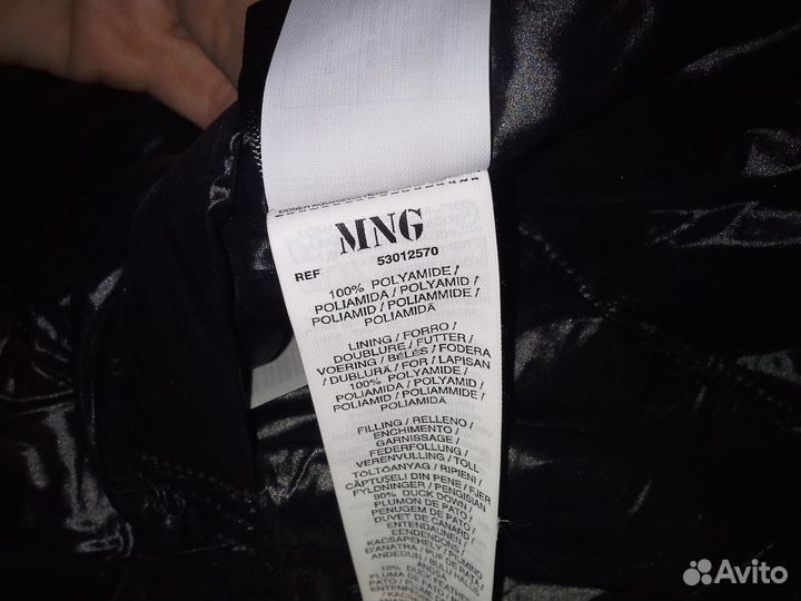 Mango новый пуховик двусторонний