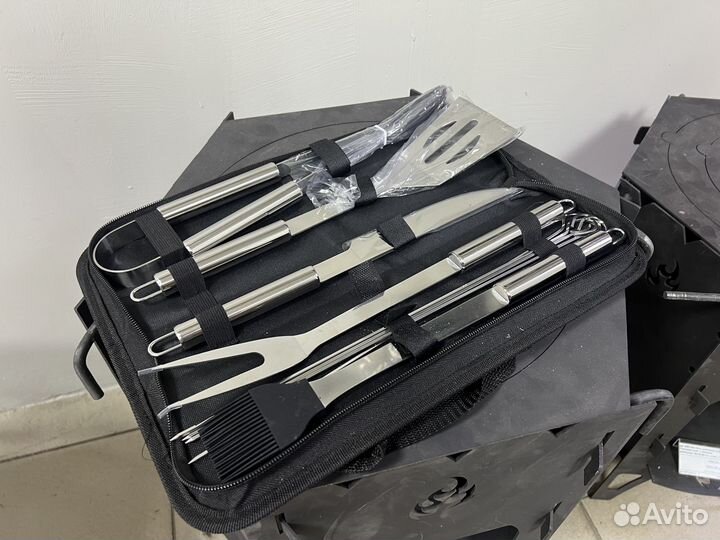 Набор для барбекю в сумке Средний