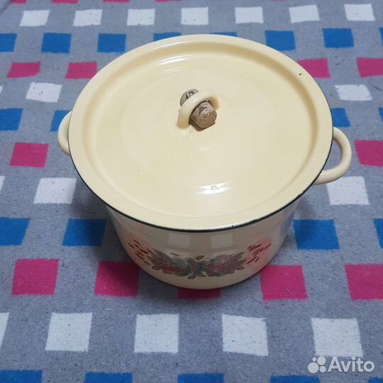 Кастрюля-бак эмалированная