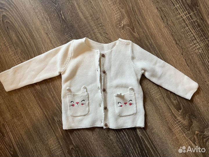 Вязаная кофта для девочки