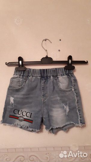 Джинсовые шорты для девочки