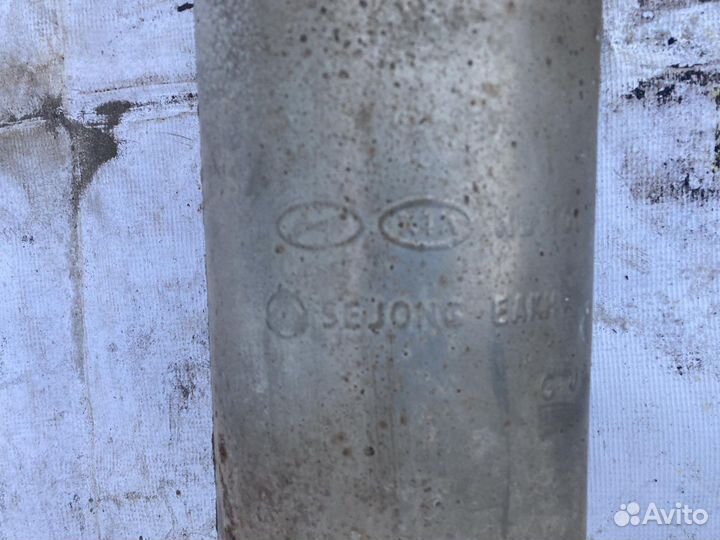 Глушитель kia rio 3