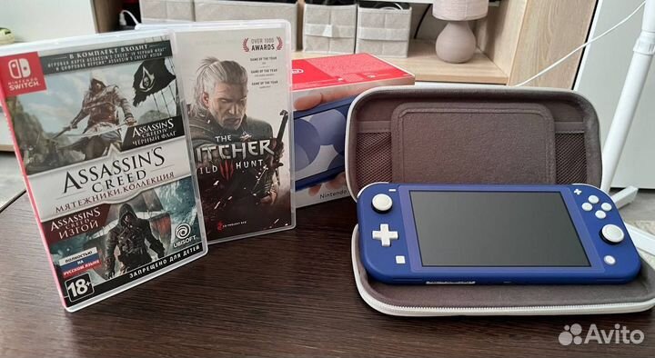 Nintendo switch lite (+128 гб)