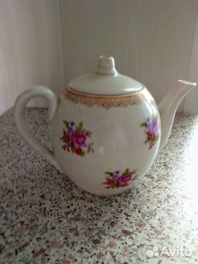 Чайник заварочный и сахарница Песочное СССР